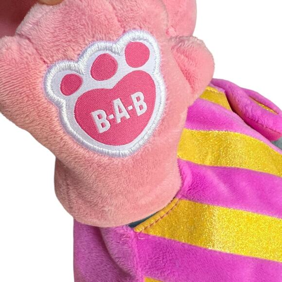 Build-A-Bear Princess POPPY Troll Stuffed Doll 20” Pink Dress Rainbow Hair Plush - Picture 6 of 14